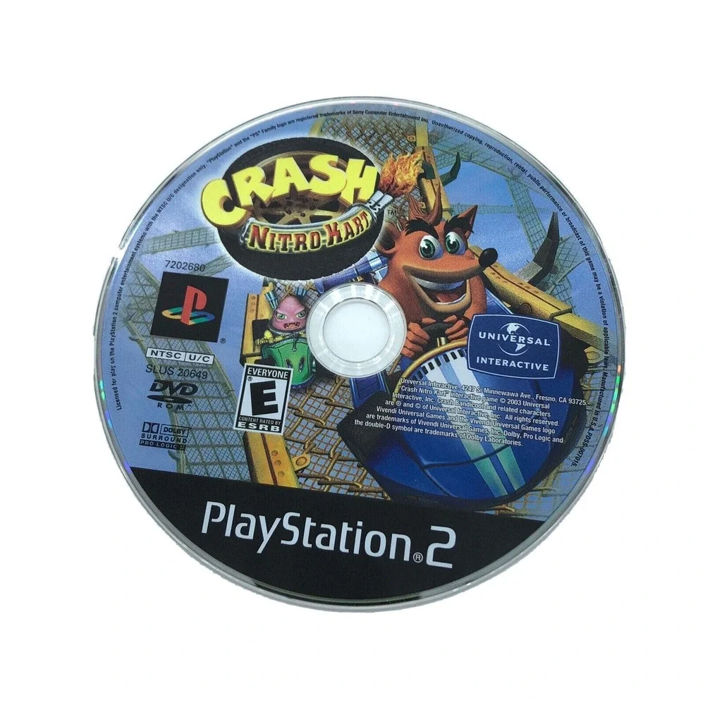 Crash Nitro Kart (Sony PlayStation 2, 2003) PS2 Black Label Bandicoot‎